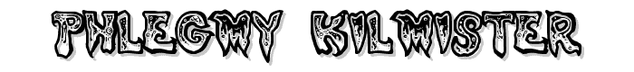 Phlegmy Kilmister font